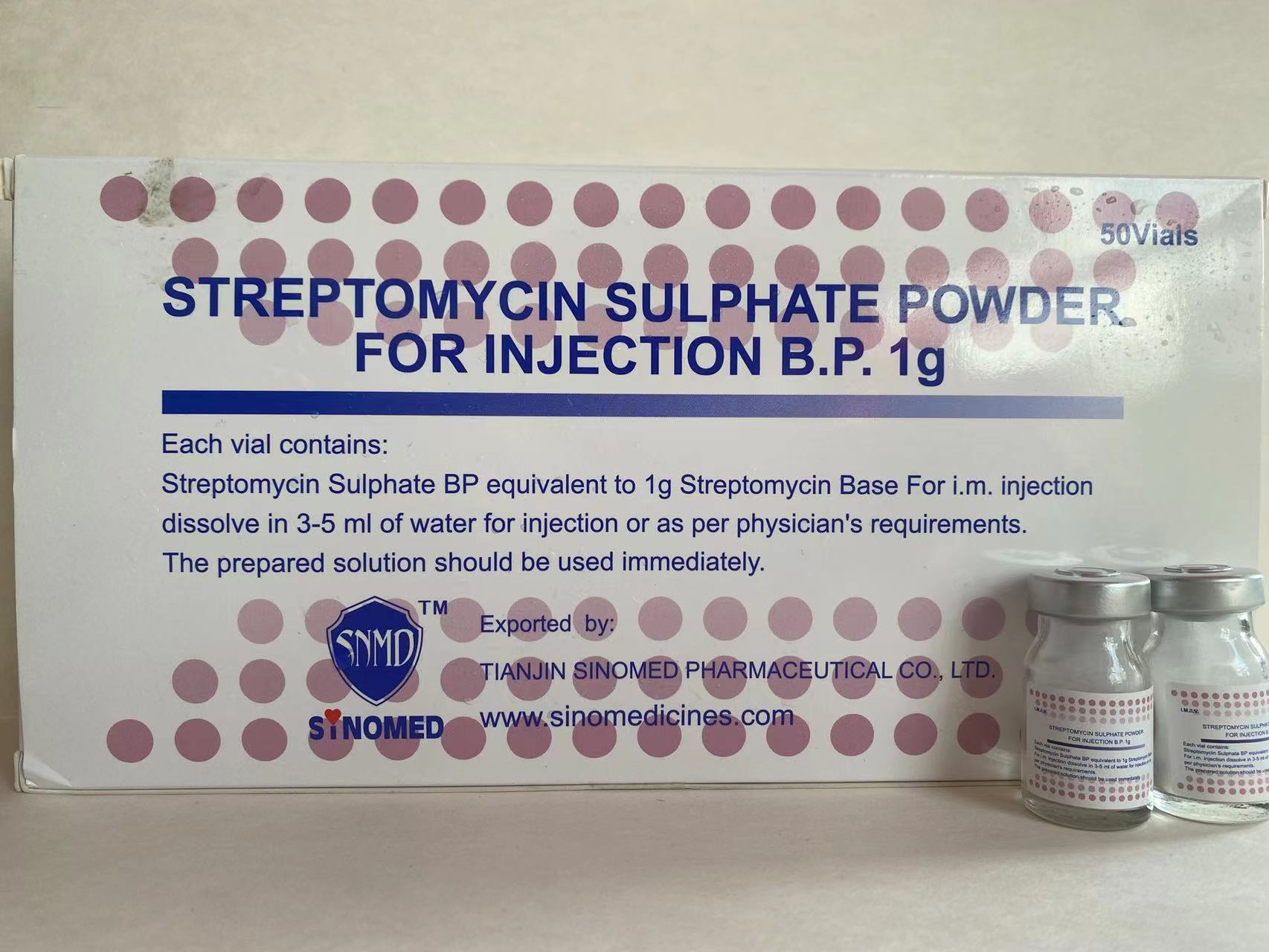 Streptomycin sulphate powder for Injection