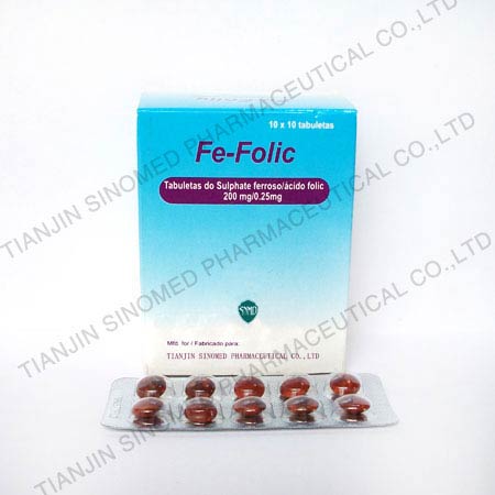  Ferrous Sulphate & Folic Acid Tablets