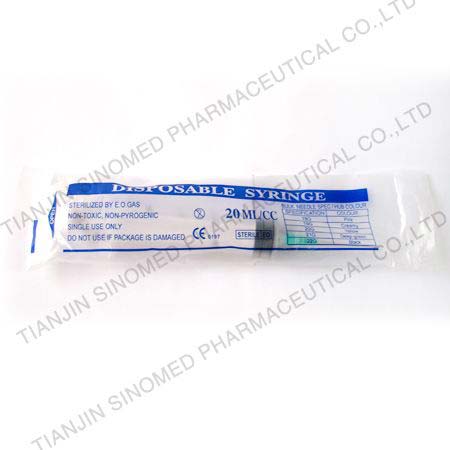 Disposable syringe Luer Slip 20ml/cc