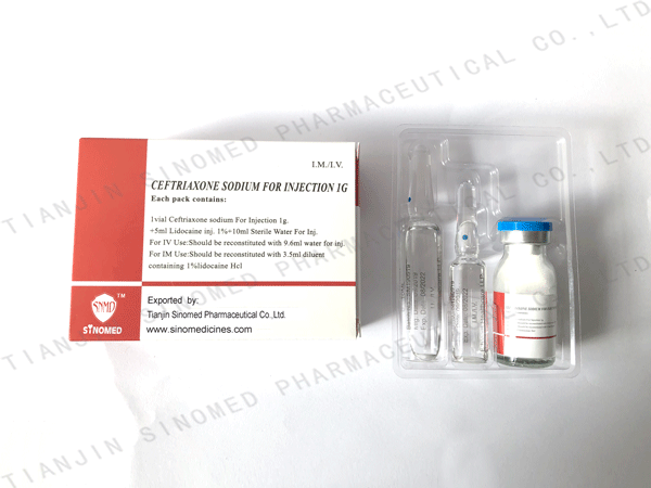 Ceftriaxone Sodium powder for Injection 1+2