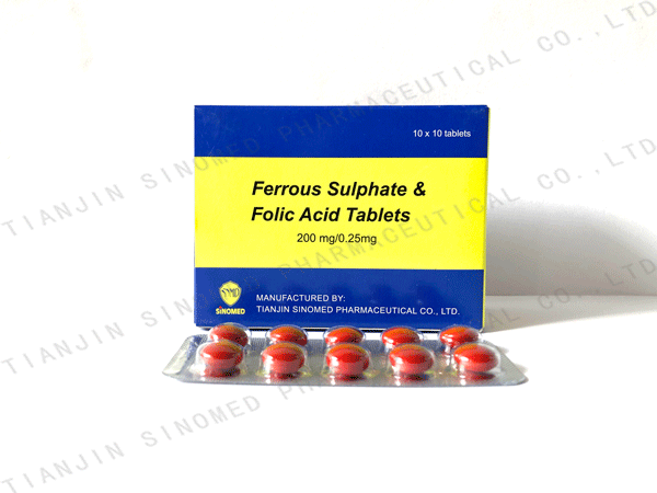  Ferrous Sulphate + Folic Acid Tablets