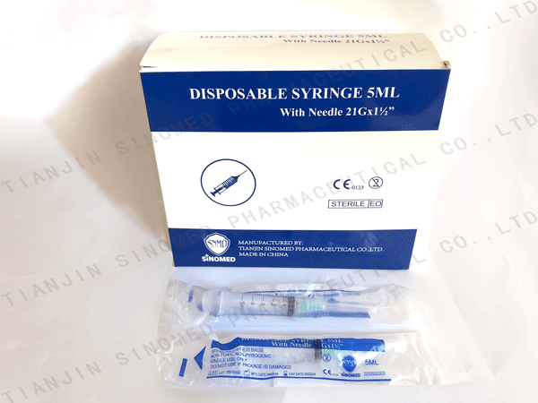 Self-Destroy Disposable syringe 5ml/cc