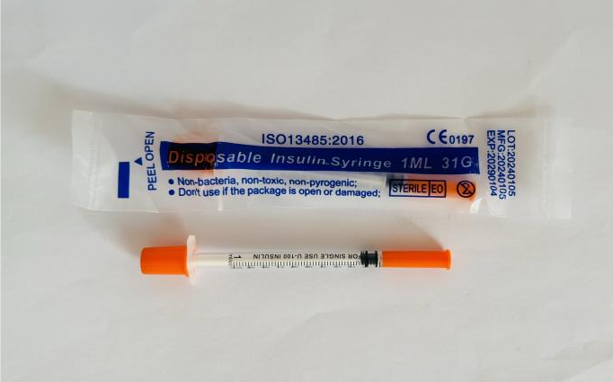 Disposable Insulin Syringe