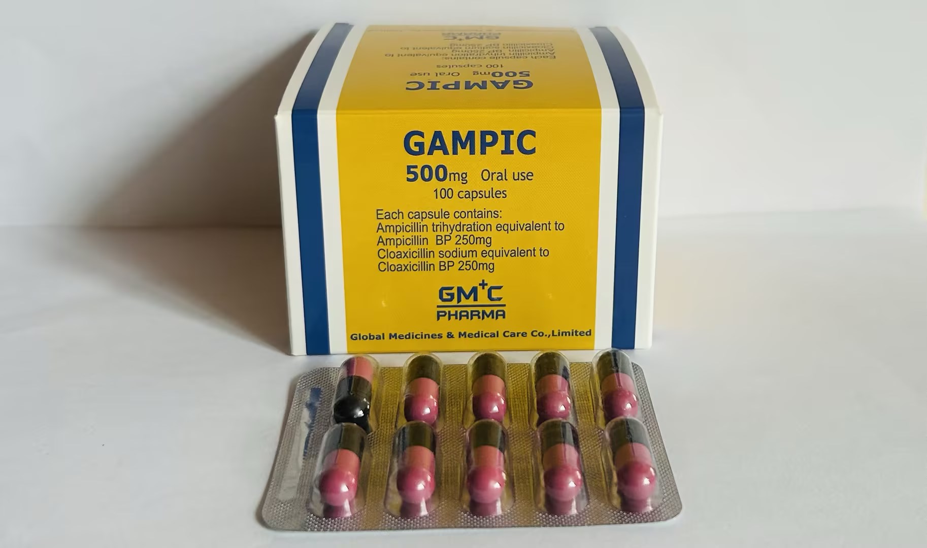 Ampicillin+Cloxacillin Capsules