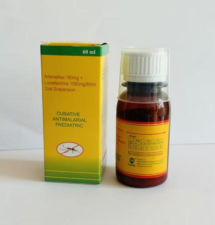 Artemether 180mg +Lumefantrine 1080mg Oral Suspension